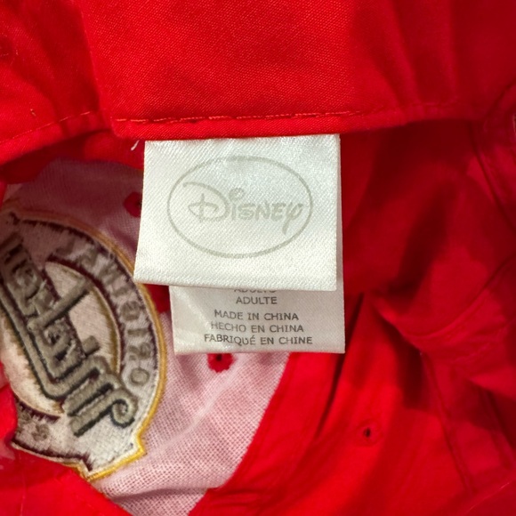 Disney Mickey Mouse "Original 1928" Hat Original Unisex Adult Red Adjustable - Picture 4 of 5